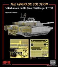 RYEFIELD 2001 Photo-Etched Parts Set for British Main Battle Tank Challenger