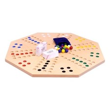 AmishToyBox.com Travel Marble Chase Cards N' Marbles Wooden Board Game Set...