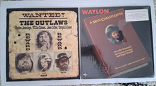 WAYLON JENNINGS - A Man Called Hoss LP & Hot Sauce Form + The Outlaws Wanted LP