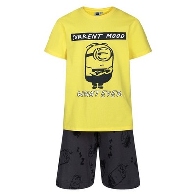 Jungen kurzer Schlafanzug Minions Current Mood 9 bis 16 Jahre Schlafanzug Sets Nachtwäsche