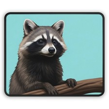 Cute Raccoon Dog Gaming Mouse Pad