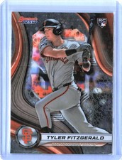 2024 Bowman's Best Tyler Fitzgerald RC Baseball Card #25 San Francisco Giants