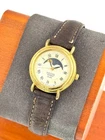 seiko alba success vintage 23mm Women Quartz Watch Moonphase New Battery -f846