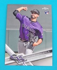 2017 Topps Chrome RC #137 Antonio Senzatela Colorado Rockies BASEBALL Card A9