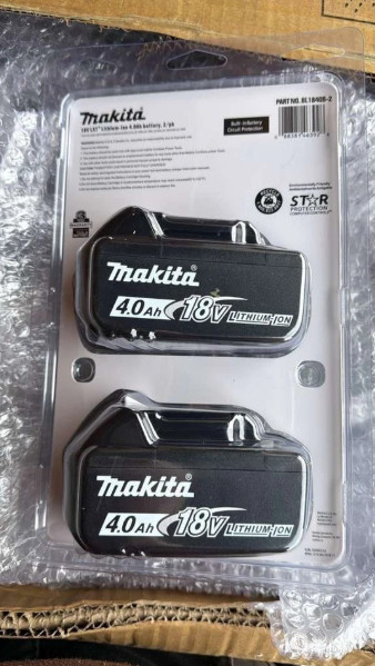 Makita 18V LXT 4.0Ah Lithium-Ion Battery 2-Pack BL1840B