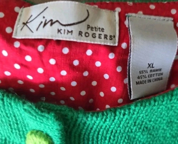 Suéter navideño vintage Petite XL de Papá Noel para mujer Foto 3 de 3