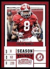 Julio Jones 2017 Panini Contenders Draft Picks #56 Alabama Crimson Tide NFL READ