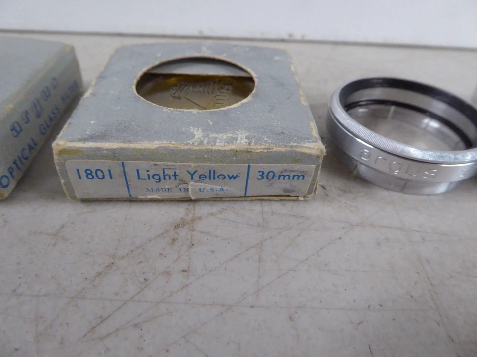 ARGUS Filters and Holder/Adapter w/Rings lot of 4 - Image 4 of 4