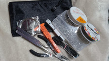 Jewelry Making Supplies Kit with Pliers Findings Beading Wire Repair Set USA New