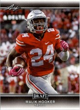 2017 Leaf Draft #43 Malik Hooker - FB