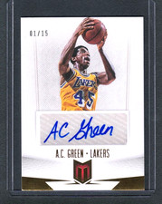 2012-13 Panini Momentum A.C.  AC GREEN #25 AUTOGRAPH Lakers AUTO #01/15