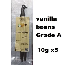 Vanilla Beans 10g x5 Grade A Gourmet Quality – Premium Indonesian Vanilla
