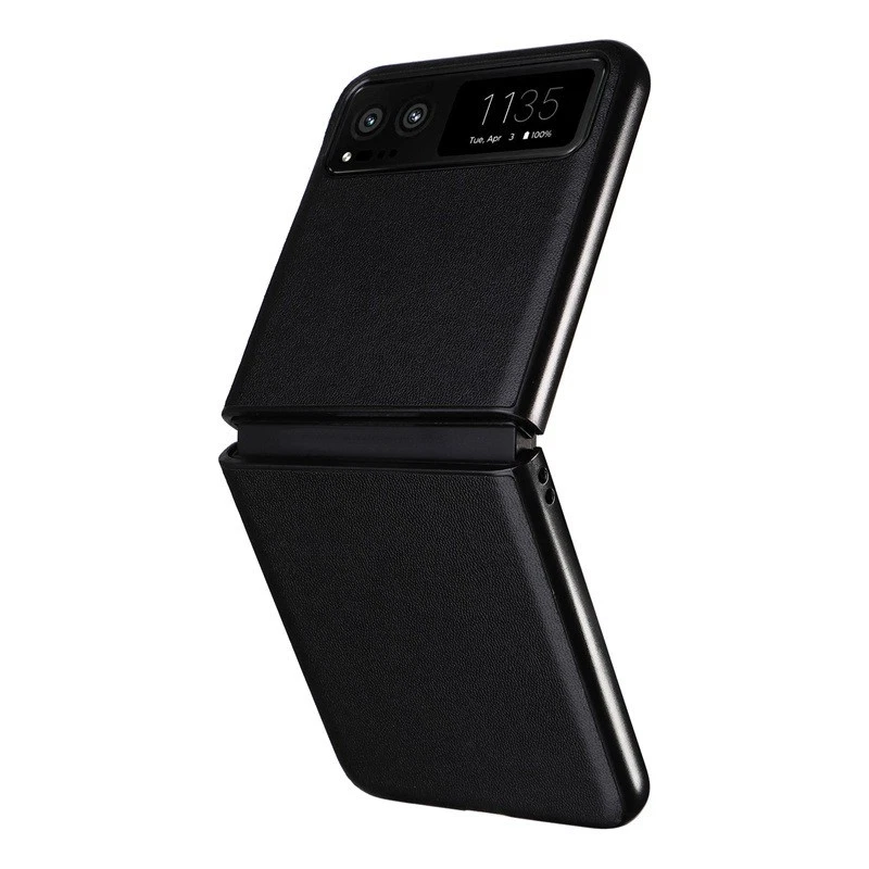 Funda Cober Funda Para MOTO Razr 40 Razr 40S cuero vegano protector telefónico Foto 4 de 4