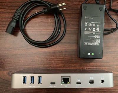 OWC USB-C 3.1 Docking Station 10 Port Silver Dock Only OWCTCDK10PMDSG Works
