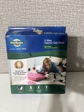 2-Way Pet Cat Kitten Safe Flap Door Gate for Small Cats