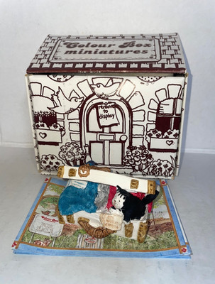 COLOUR BOX CAT MINIATURES PETER FAGAN - HOME SWEET HOME - TRAVELLER - BOXED
