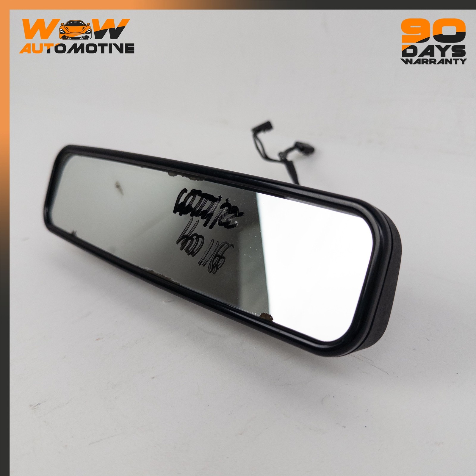 Chevrolet Corvette 1984-1996 Front Left Interior rearview mirror Black