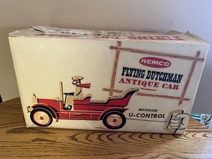 Remco 1962- U-Control Antique Auto Flying Dutchman Toy Car Works Excellent LOOK!
