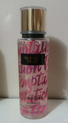 NEW VICTORIA'S SECRET TEMPTATION SHIMMER FRAGRANCE BODY MIST SPRAY 8.4  FLOZ NEW