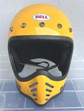 Casco de motocicleta amarillo Bell Moto III ganador de colección de carreras equipo Bel-Ray