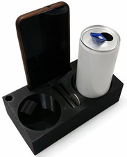 Mercedes W212 S212 Getr&auml;nkhalter gefedert mit Handyhalterung