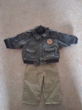 American Girl Doll Molly Aviator Flight Bomber Jacket and Pants Pleasant Company