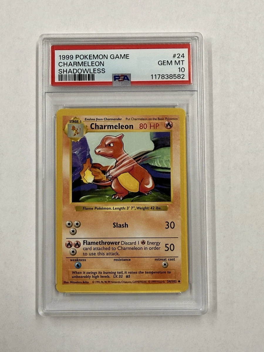 Charmeleon Pokémon TCG Shadowless Individual Collectible Card Game