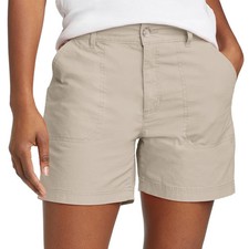 Eddie Bauer Women's Ripstop Shorts - TAN Select Size: 4-16 FAST SHIPPING