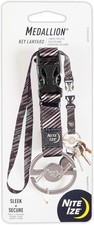 Nite Ize Medallion Key Lanyard with Stainless Steel Key Ring