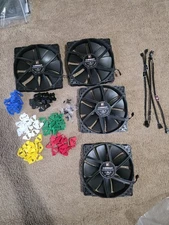 Noctua NF-A20 PWM chromax.Black, Premium Quiet Fan, 4-Pin (200x30mm) Four Pack