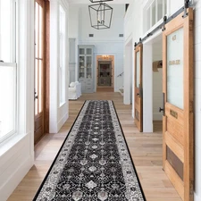 Hallway Washable Runner Rug - 2x10 Kitchen Rugs Entryway Rug Runner Vintage S...