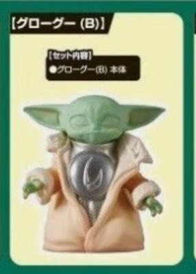 Gacha Disney Star Wars Grogu Figure Collection 2 Capsule Toy B. Grogu