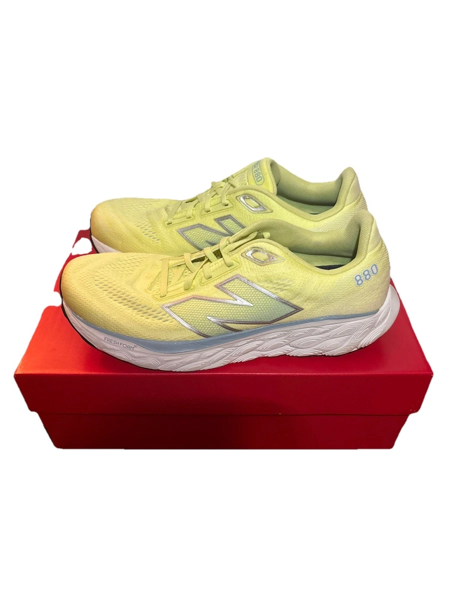 New Balance Fresh Foam 880 v7 Running Athletic Shoes Gray Yellow Men\'s‎ 10.5 D New Balance Fresh Foam 880 Gray for Sale | Authenticity  main image 4
