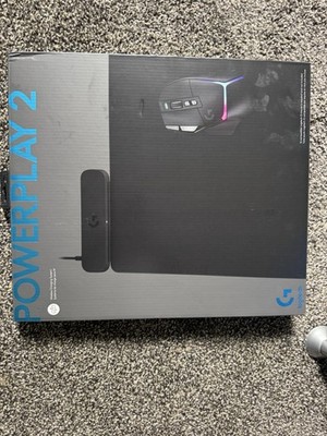Logitech POWERPLAY 2 Wireless Charging Gaming Mouse Pad Black Non-Slip