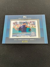 DAVID PRICE 47/50 SILK COLLECTION INSERT 2011 TOPPS TAMPA BAY BASEBALL CARD