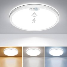 Deckenleuchte 30cm 24W Warmwei&szlig; Neutralwei&szlig; Kaltwei&szlig; Bewegungsmelder Indoor