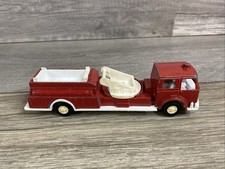 Tootsie Toy Ariel Ladder Fire Truck Vintage Metal And Plastic 1970s No Ladder