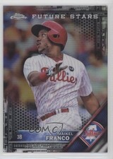 2016 Topps Chrome Future Stars Black Refractor Maikel Franco #64 0b3