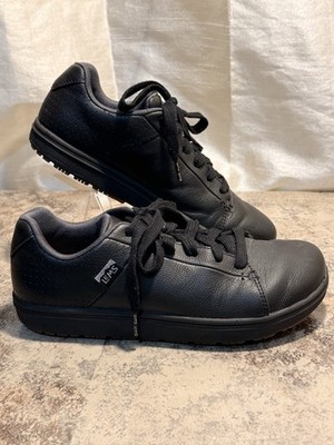 Lems Shoes Kourt Grip Barefoot Sneaker Womens 8 Mens 6.5 Black Anti Slip Minimal