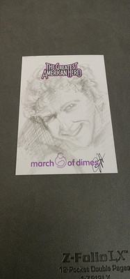 Greatest American Hero 2009 March of Dimes Sketch card RARE