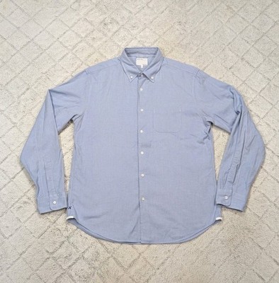 Alex Mill Shirt Mens L Blue Oxford Cotton Classic Button Down Casual Office