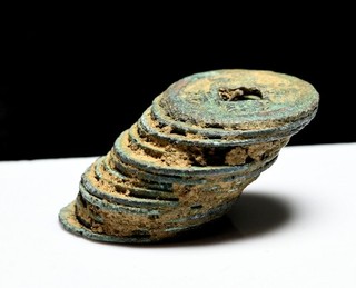 CINA dinastia Song settentrionale grappolo di monete da tesoro c. AD 960 1279