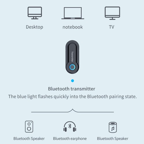 Émetteur Audio Transmetteur USB Adaptateur Jack 3,5 Mm - Afbeelding 2 van 11