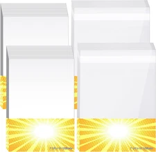 120 Pack Comic Book Bags and Boards for Comic Book Storage,7 1/4" x 10 1/2" Reus