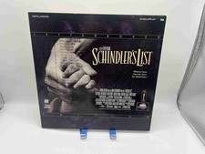 "Schindler's List" Letterbox Laserdisc LD - Stephen Spielburg