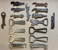 Coca-Cola, Pepsi Vintage Advertising Bottle Openers lot of 16 & a Corkscrew