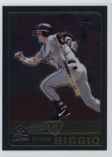 2001 Topps Chrome Craig Biggio #190 HOF 13kt