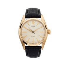 Rolex, a 9k gold Oyster Precision watch, ref. 6426, circa 1959, full set