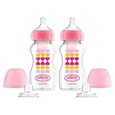 Dr. Brown’s Anti-Colic Options+ Wide-Neck Sippy Bottle Starter Kit, 9oz/270mL,
