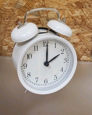 Ikea Dekad Doppelglocken Wecker Tischuhr Uhr 10 Cm Durchmesser Neu
